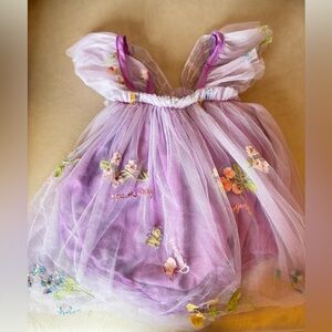 Butterfly flower tulle dress 9-12months